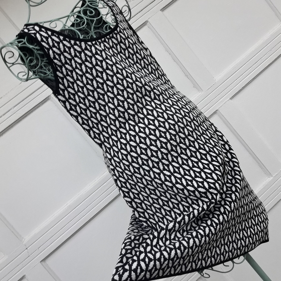 Sweater Dress Long Tank Top Knit Sweater Print - Picture 2 of 16